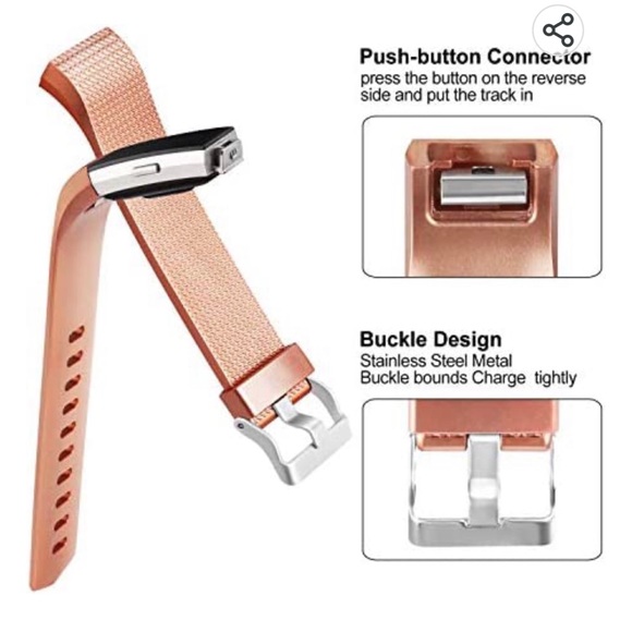 👯♀️Host Pick⚡️(FREE w/ $20 purchase) 3 pcs TPU bands for Fitbit Charge 2 - Picture 2 of 9